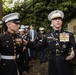 Commandant, Gen. Smith, Drinks from Devil Dog Fountain