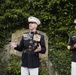 Commandant, Gen. Smith, Drinks from Devil Dog Fountain