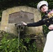 Commandant, Gen. Smith, Drinks from Devil Dog Fountain