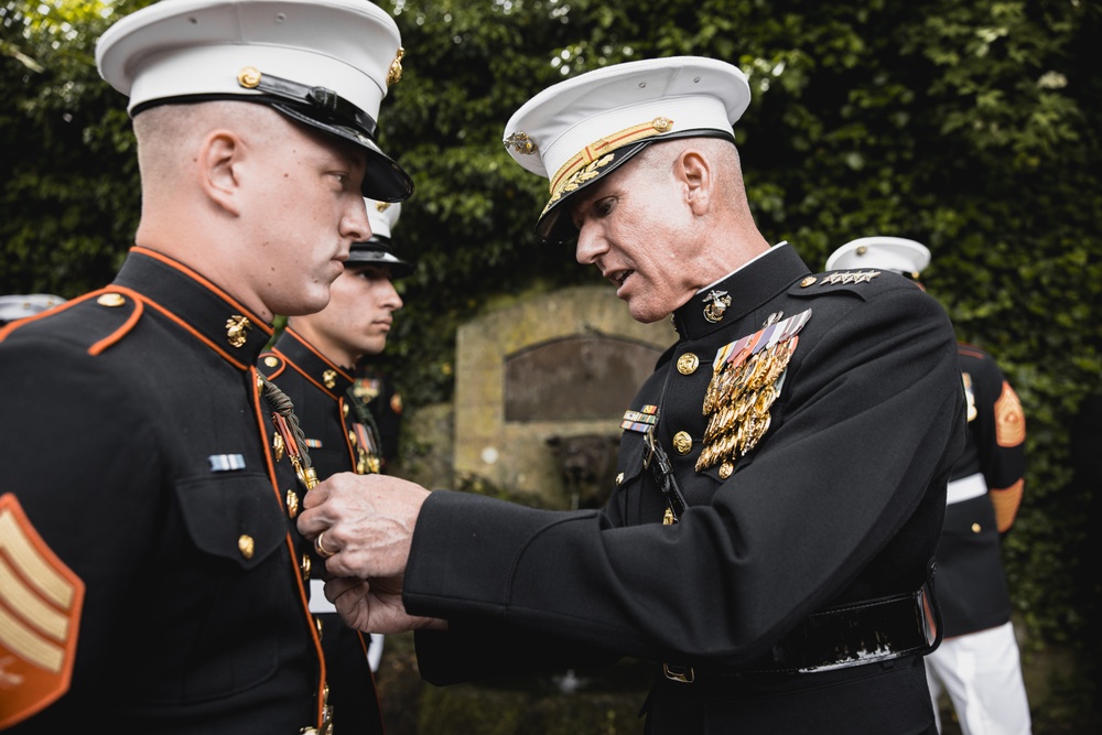 DVIDS - Images - Commandant, Gen. Smith, Drinks from Devil Dog Fountain ...