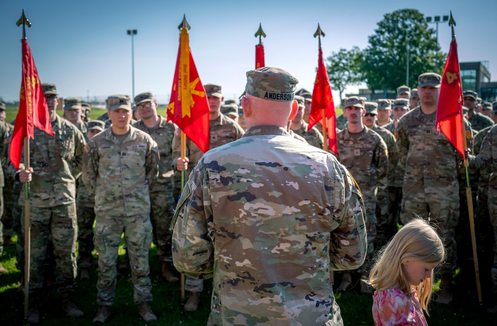 5th Battalion, 4th Air Defense Artillery Regiment Change of Command Ceremony 2024