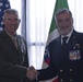 Commandant, Gen. Smith, meets with Chief of Italian Navy