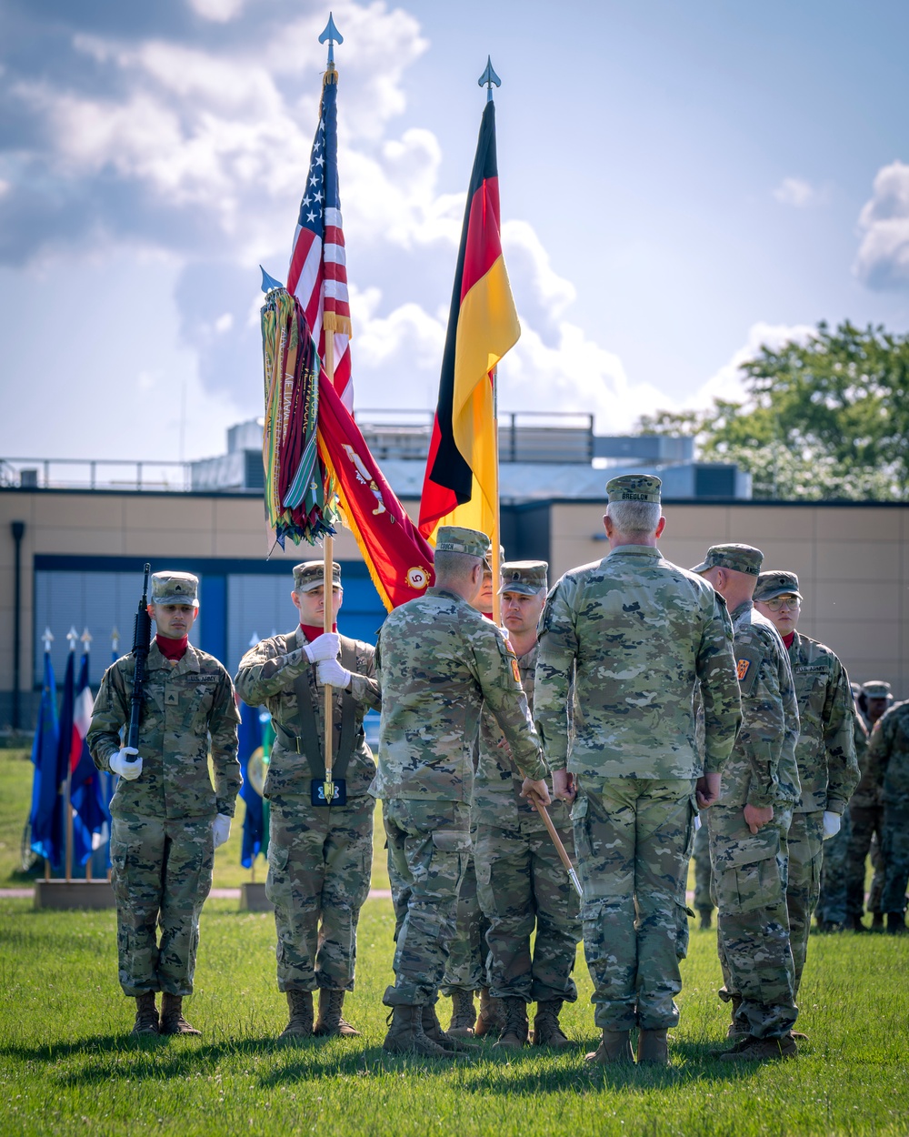 5th Battalion, 4th Air Defense Artillery Regiment Change of Command Ceremony 2024