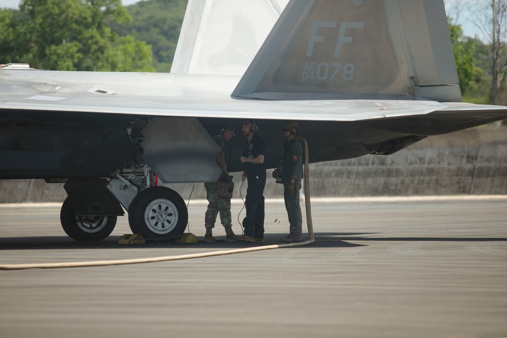 Valiant Shield 24: F-22 Arrival