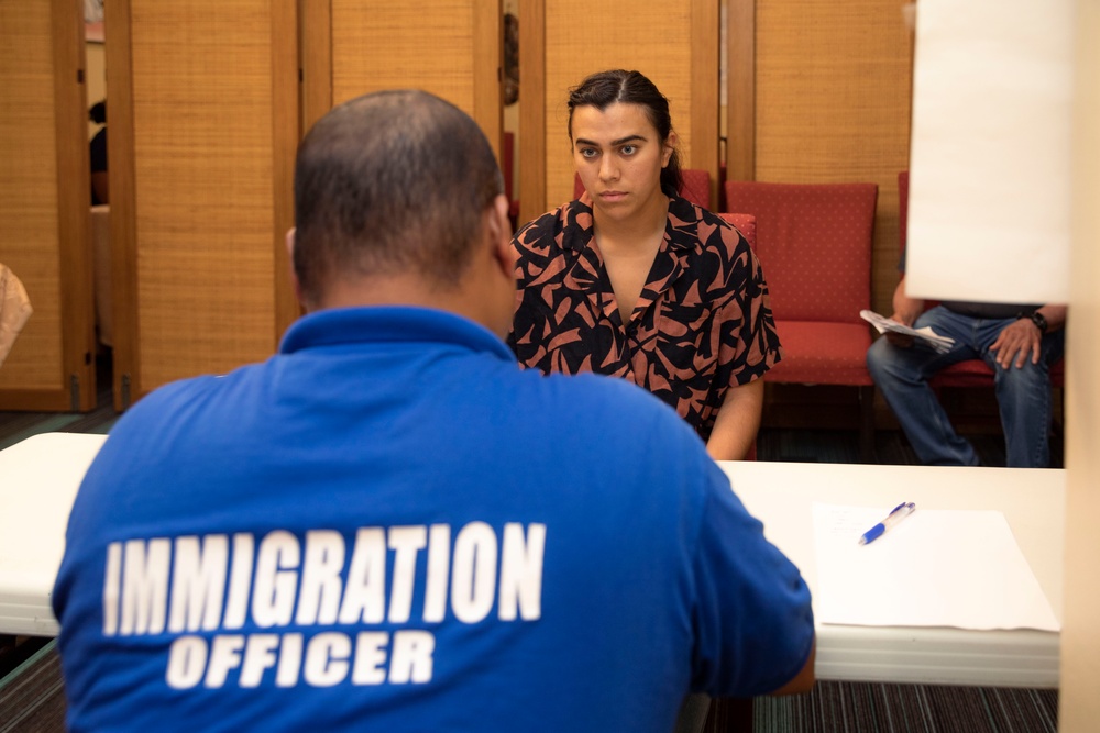 Valiant Shield 24: Immigration and Customs Training