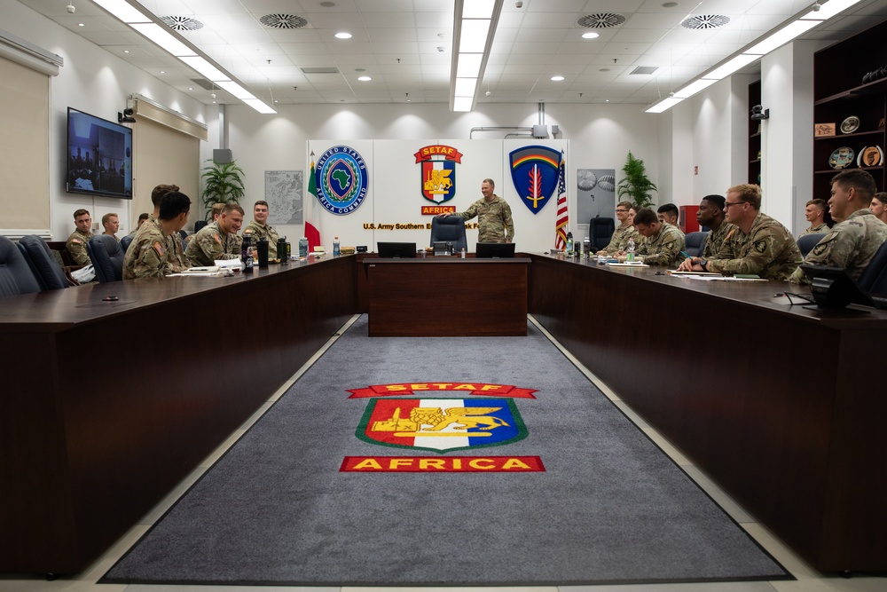 Maj. Gen. Todd R. Wasmund hosts luncheon for West Point cadets