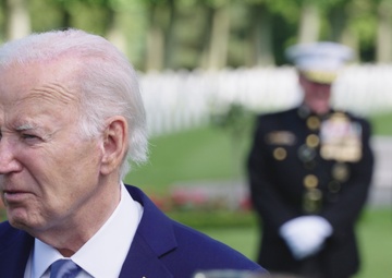 U.S. President Joe Biden Visits Belleau Wood