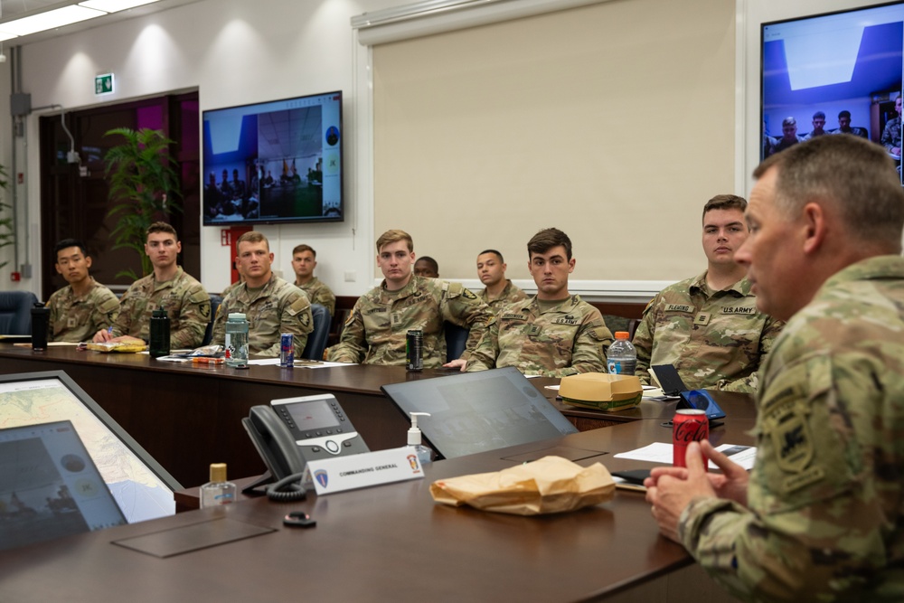 Maj. Gen. Todd R. Wasmund hosts luncheon for West Point cadets