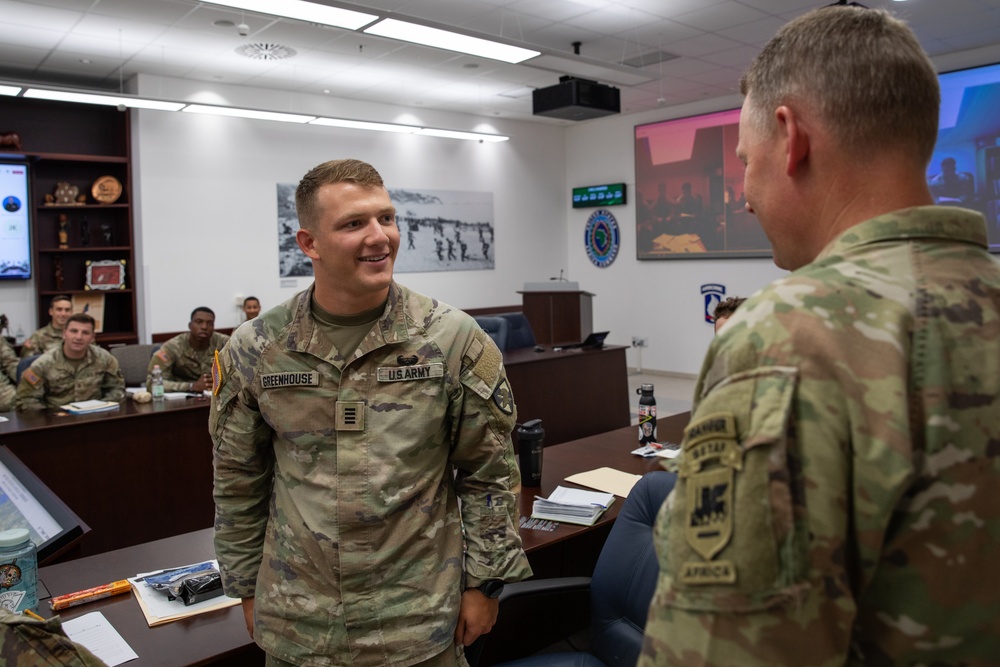 Maj. Gen. Todd R. Wasmund hosts luncheon for West Point cadets
