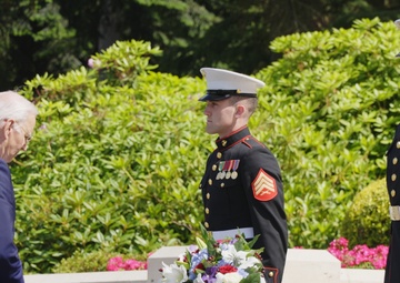 U.S. President Joe Biden Visits Belleau Wood