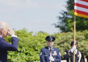 U.S. President Joe Biden Visits Belleau Wood