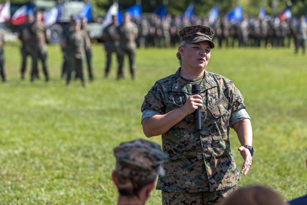 Combat Logistics Battalion 6 Change of Command