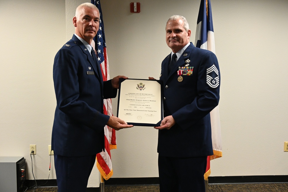 CMSgt departs after nearly four decades service
