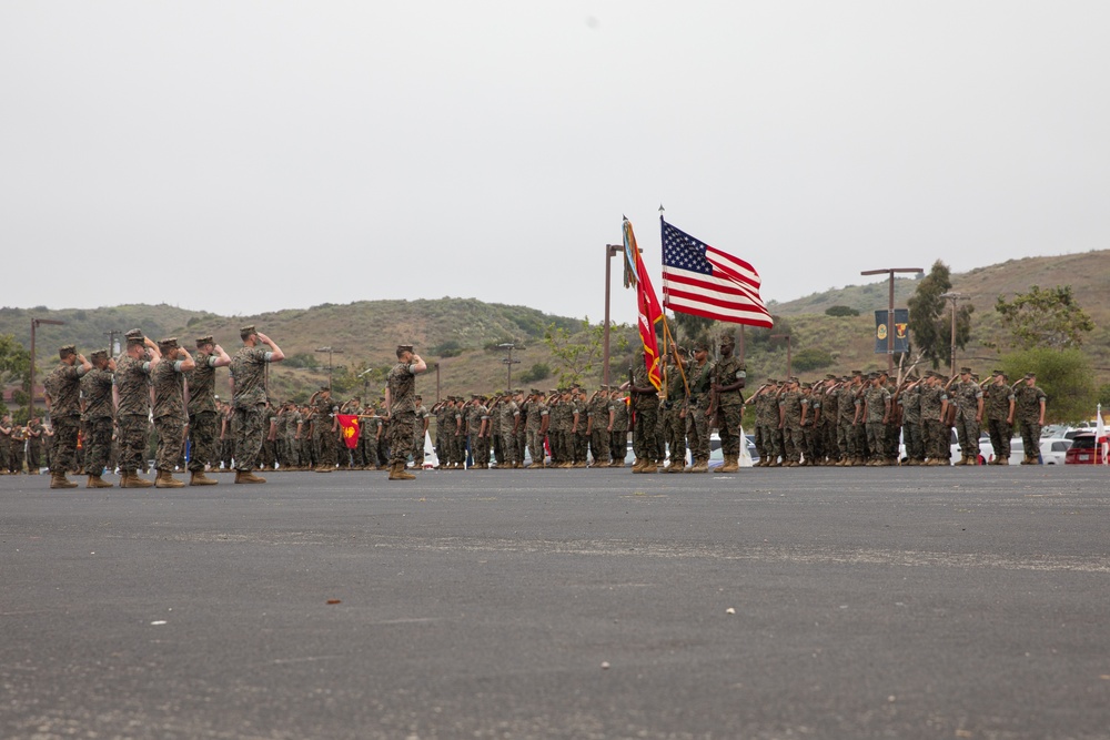 1st CEB holds change of command ceremony