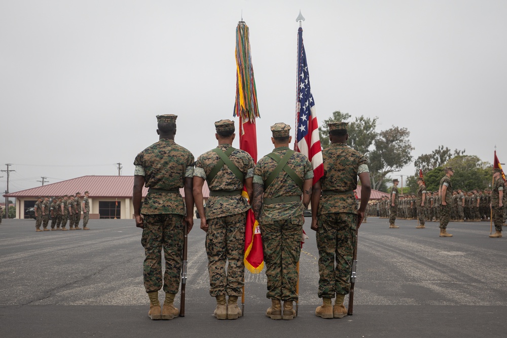 1st CEB holds change of command ceremony