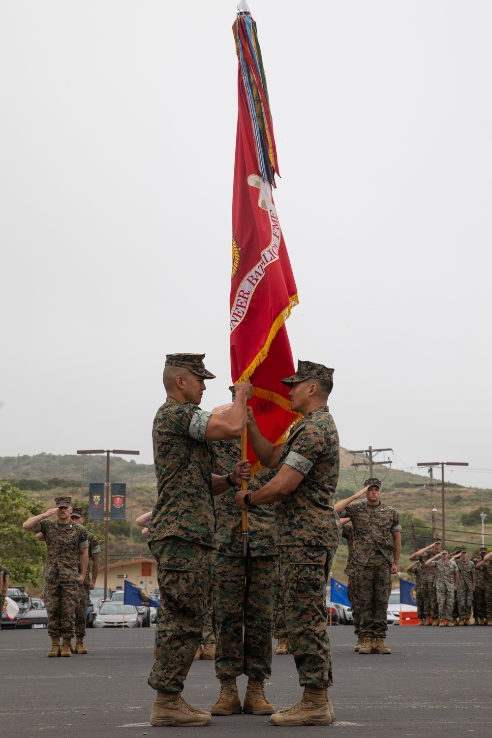 1st CEB holds change of command ceremony