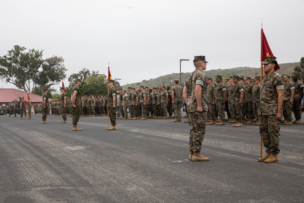 1st CEB holds change of command ceremony