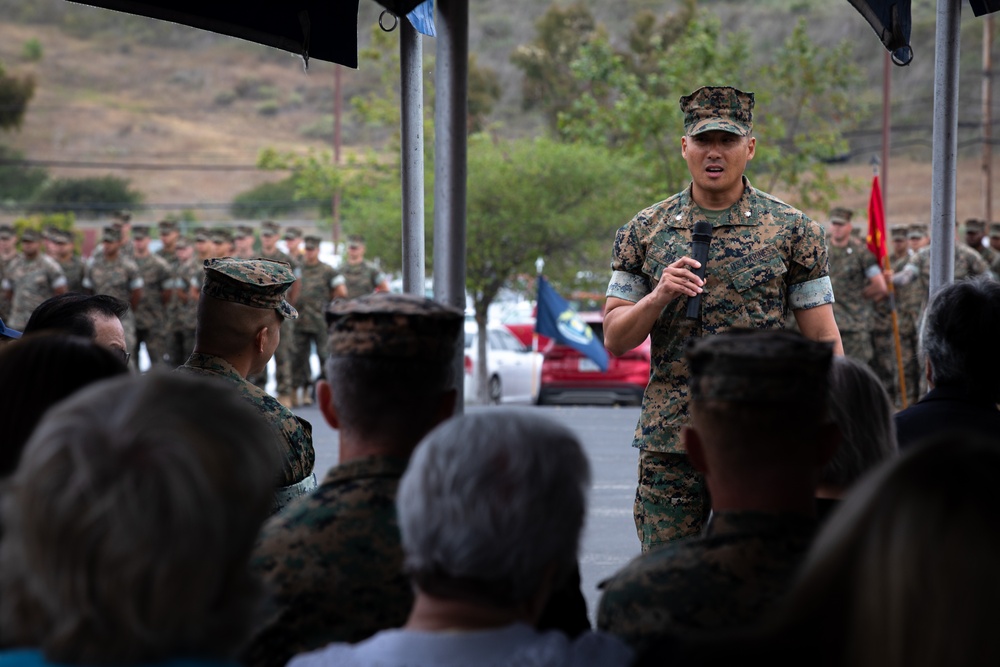 1st CEB holds change of command ceremony