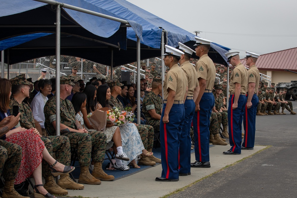 1st CEB holds change of command ceremony