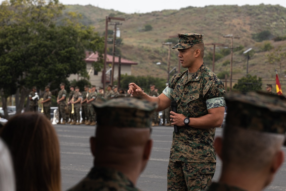 1st CEB holds change of command ceremony