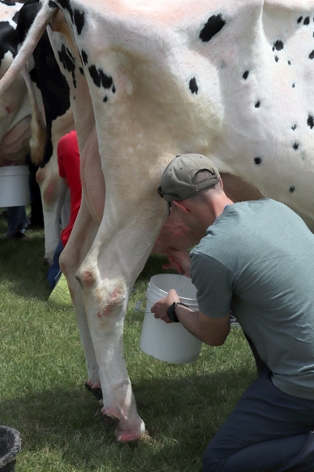 Fort McCoy Participates in Butterfest 2024 Milking Contest