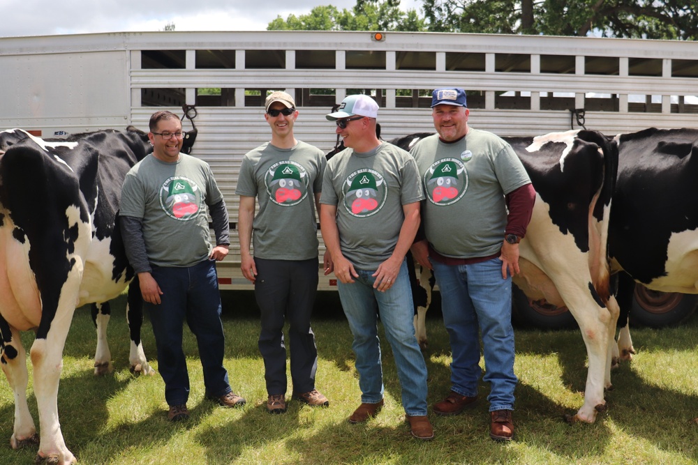 Fort McCoy Participates in Butterfest 2024 Milking Contest