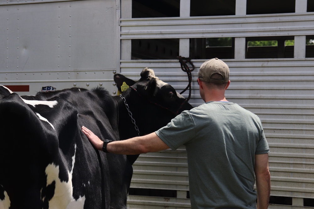 Fort McCoy Participates in Butterfest 2024 Milking Contest