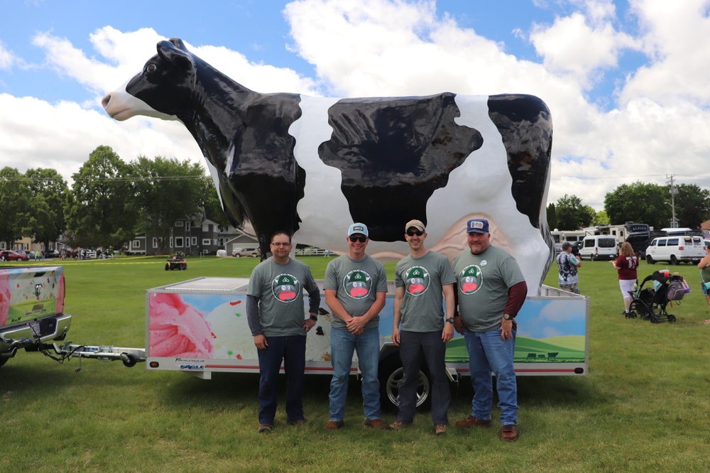 Fort McCoy Participates in Butterfest 2024 Milking Contest