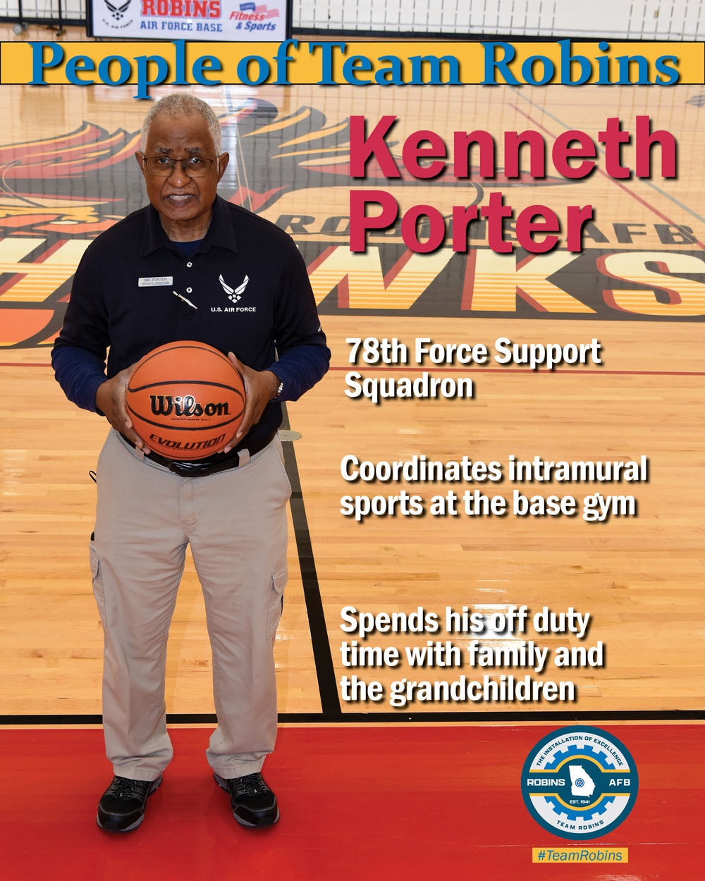 People of Team Robins: Kenneth Porter