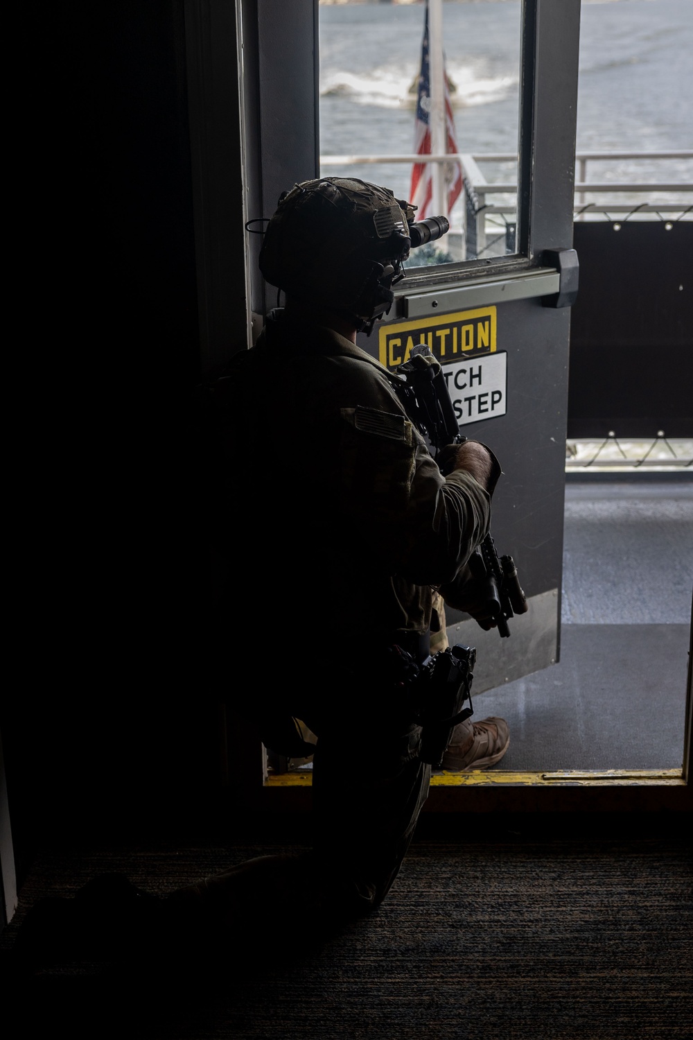 Marine Raiders conduct underway VBSS during Advanced Maritime Training Package