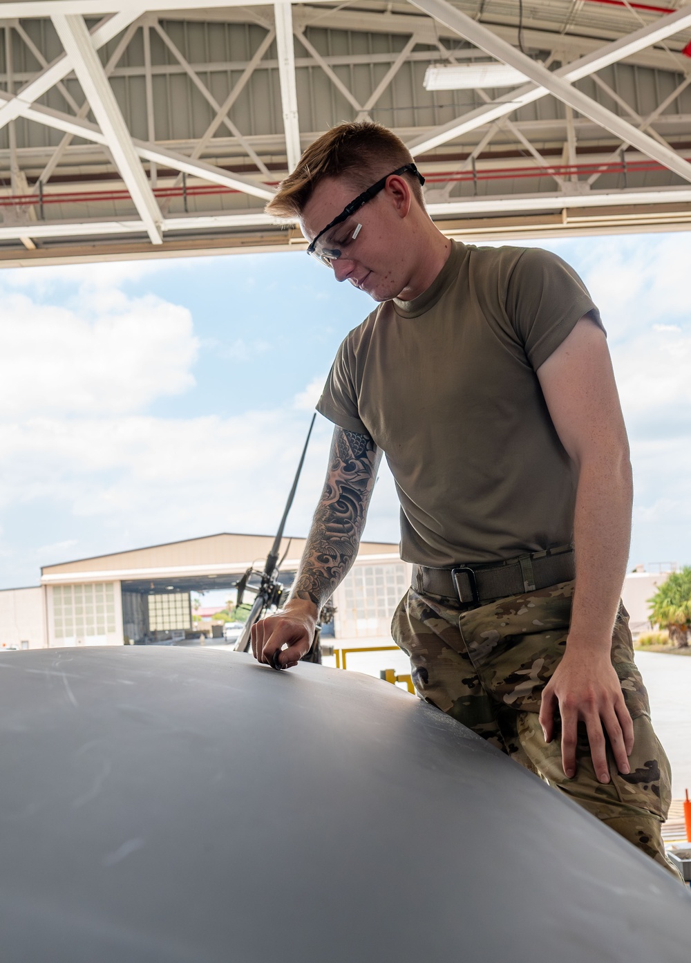 600-hour phase inspection for the HH-60G Pave Hawk helicopter