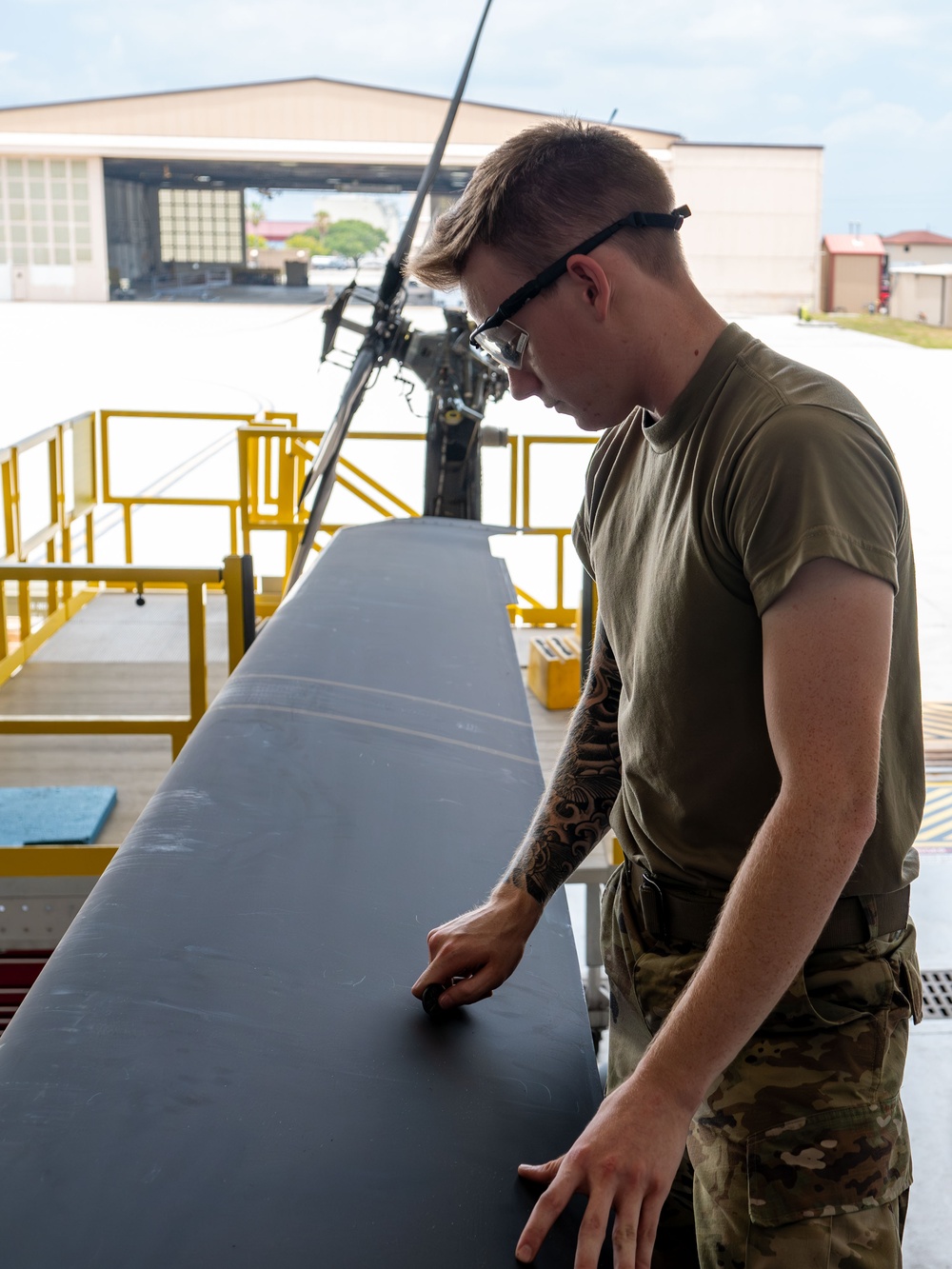 600-hour phase inspection for the HH-60G Pave Hawk helicopter