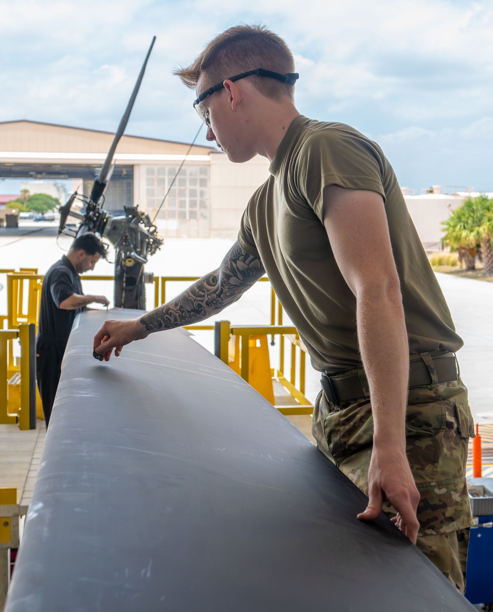 600-hour phase inspection for the HH-60G Pave Hawk helicopter