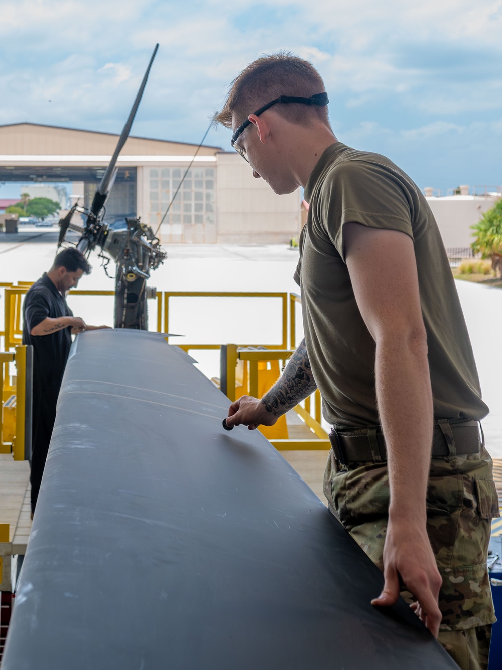 600-hour phase inspection for the HH-60G Pave Hawk helicopter