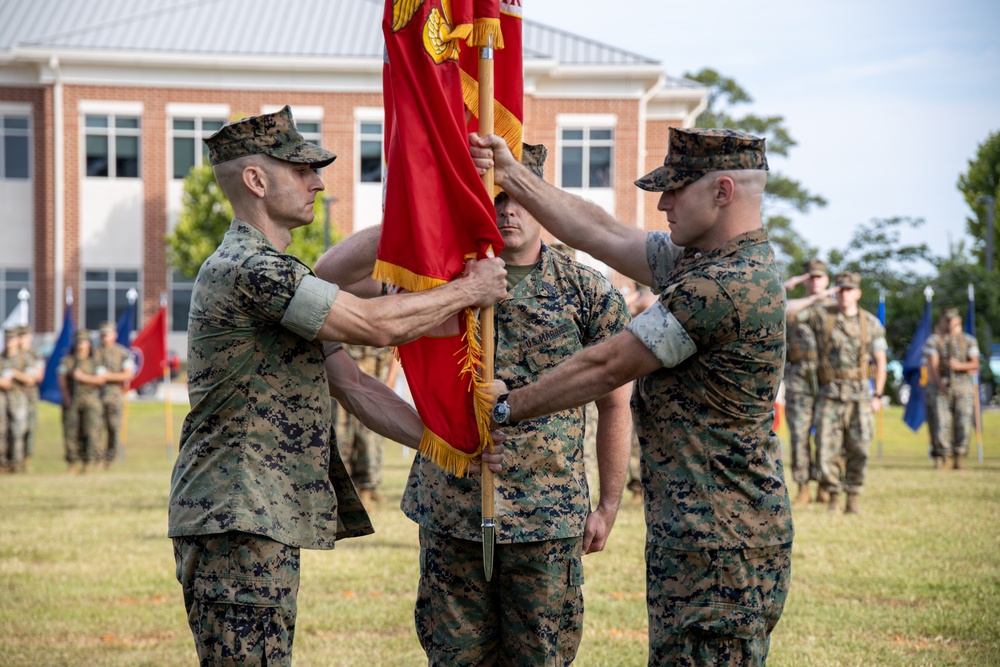 Marine Wing Headquarters Squadron 2 change of command ceremony