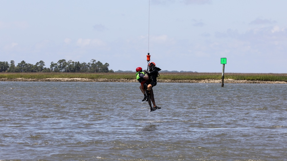 South Carolina National Guard conducts join-training with South Carolina State Fire and local emergency responders