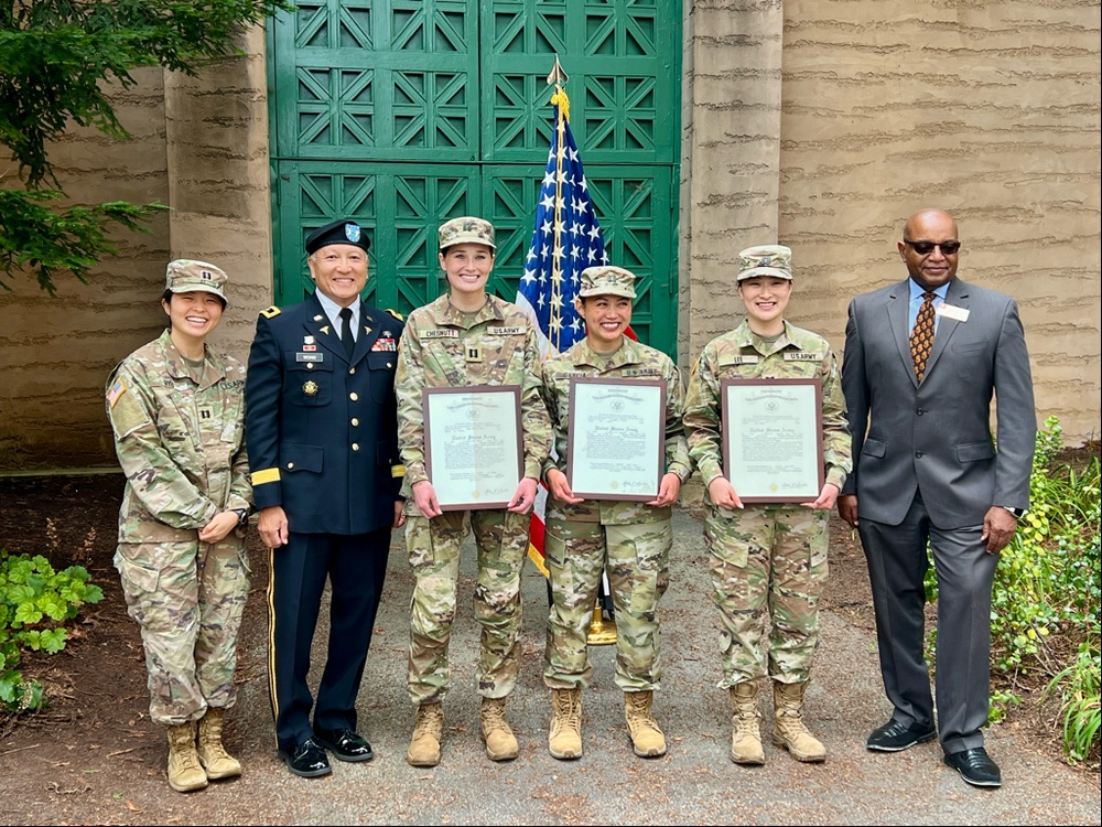 UCSF School of Dentistry First U.S. Army Promotion Ceremony