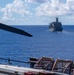 USS Ronald Reagan (CVN 76) conducts a fueling-at-sea and replenishment-at-sea with USNS Rappahannock (T-AO 204) and  USNS Charles Drew (T-AKE-10)