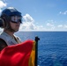 USS Ronald Reagan (CVN 76) conducts a fueling-at-sea and replenishment-at-sea with USNS Rappahannock (T-AO 204) and  USNS Charles Drew (T-AKE-10)