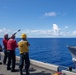 USS Ronald Reagan (CVN 76) conducts a fueling-at-sea and replenishment-at-sea with USNS Rappahannock (T-AO 204) and  USNS Charles Drew (T-AKE-10)