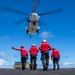 USS Ronald Reagan (CVN 76) conducts a fueling-at-sea and replenishment-at-sea with USNS Rappahannock (T-AO 204) and  USNS Charles Drew (T-AKE-10)