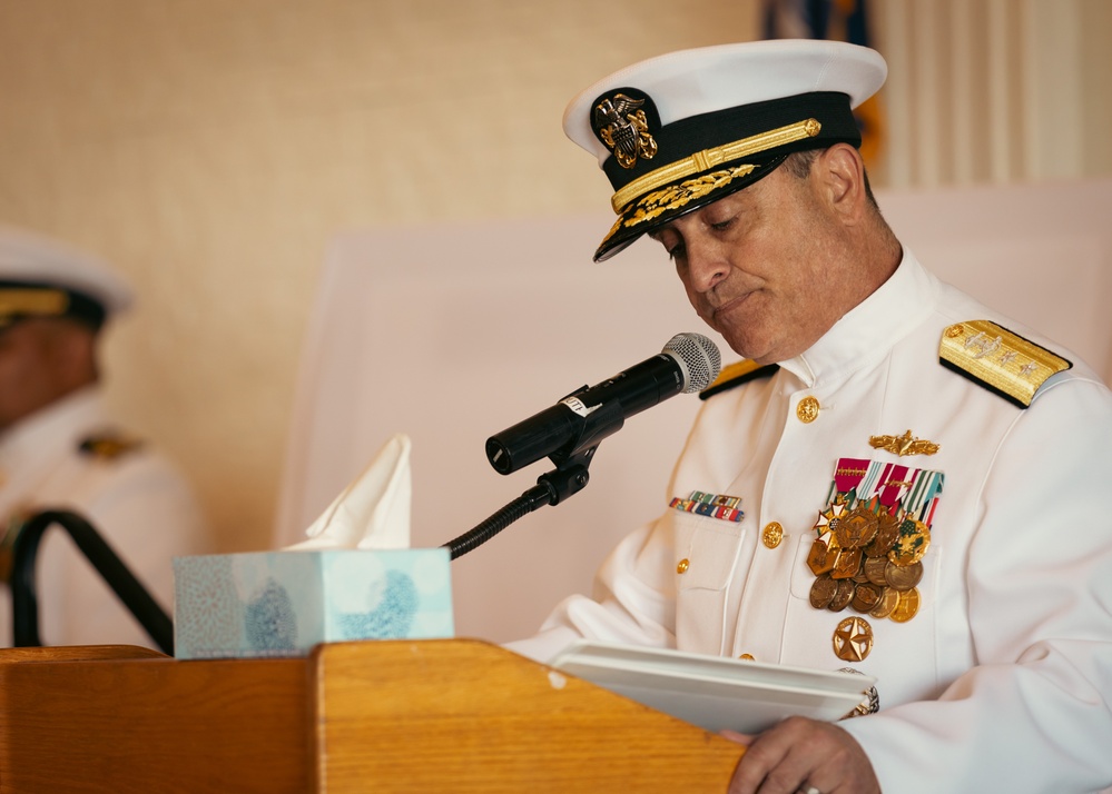 Commander, Naval Surface Group Southeast Holds Change of Command