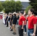 Marine Corps Poolees take Oath of Enlistment at Grand Floral Parade