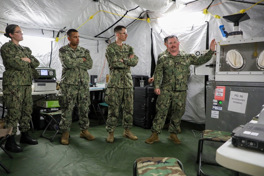 Forward Deployable Preventive Medicine Unit Two Participates in an Interoperability Exercise