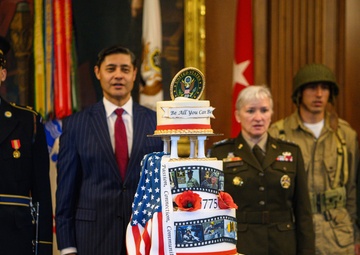 U.S. Army 249th Birthday Cake Cutting at the Capitol