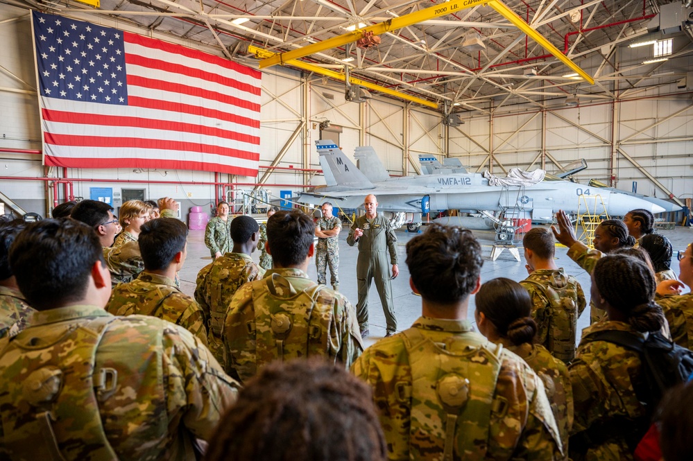 JROTC Students Tour NAS JRB Fort Worth