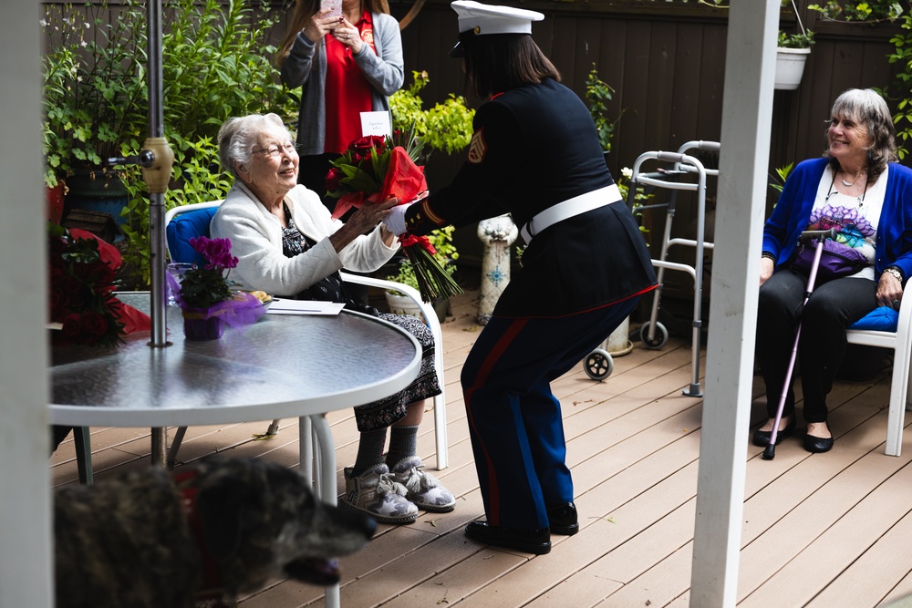 Golda Fabian 101-year Birthday Salute