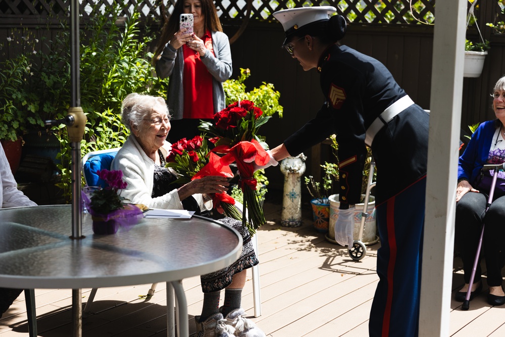 Golda Fabian 101-year Birthday Salute