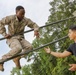 Personnel Administration School participates in an obstacle course