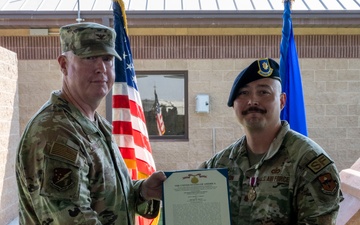 49th Security Forces Squadron change of command ceremony
